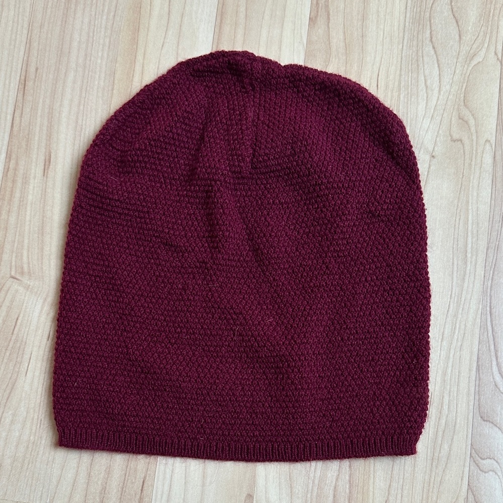 BDG Burgundy Knit Hat